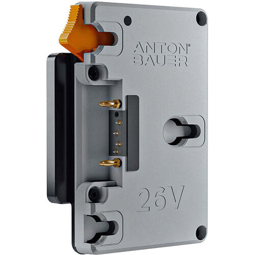 Anton/Bauer Dionic 26V Gold Mount Plus 4-Battery Kit with Quad Charger + ARRI S35 Plate (240Wh)