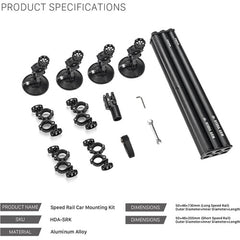 Tilta Speed Rail Car Mounting Kit