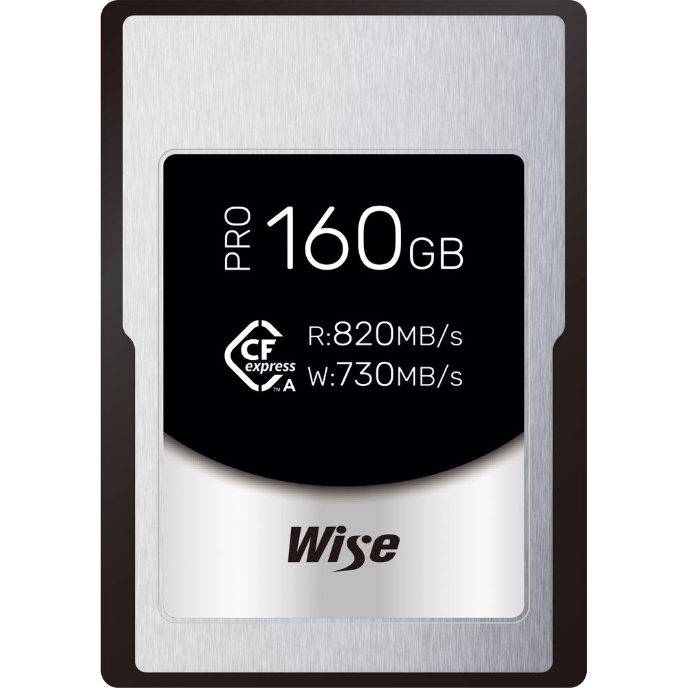 Memory Card Advanced Wise Advanced 160GB CFX-A Pro Series CFexpress Type A Memory Card ...