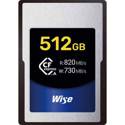 Memory Card Advanced Wise Advanced 512GB CFX-A Series CFexpress Type A Memory Card | Shop ...