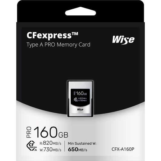 Wise Advanced 160GB CFX-A Pro Series CFexpress Type A Memory Card