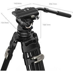 SmallRig AD-Pro8 Professional Fluid Head Tripod Kit