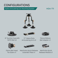 Tilta Hydra Articulating Car Mounting System