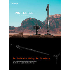 YC Onion Pineta Carbon Fiber Monopod Pro with Pedal Tripod Base