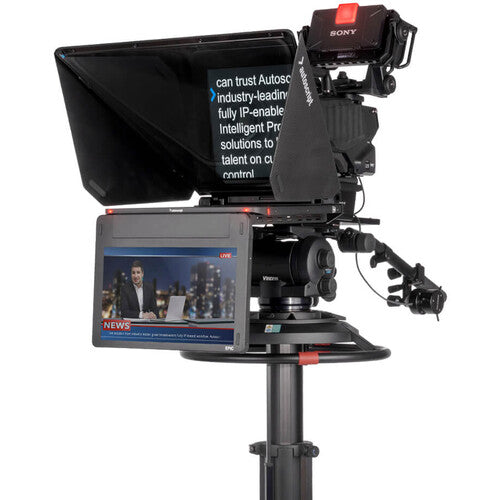 Autoscript EPIC-IP Portable On-Camera Package with 17" Prompt Monitor & 17" Talent Monitor
