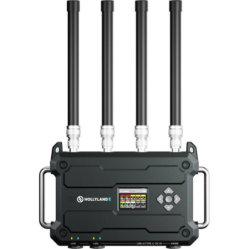 Hollyland Solidcom C1 Pro Roaming Hub 20S Full-Duplex Wireless Intercom System with 20 Single-Ear Headsets (V-Mount, 1.9 GHz)