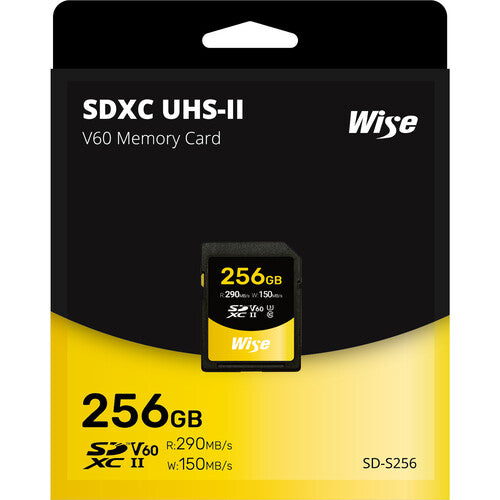 Wise Advanced 256GB SD-S UHS-II SDXC Memory Card