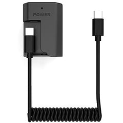 SWIT Dummy Battery for Sony NP-FZ100 with USB-C PD Input Port & Coiled Cable (27")