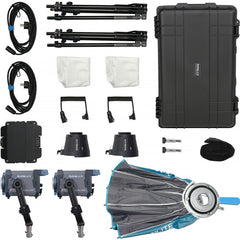 Nanlux Evoke 150C RGB LED Spotlight (2-Light Kit)