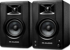 M-Audio BX3 - 3.5-inch 120-Watt Multimedia Reference Monitors for Music Production, Live Streaming and Podcasting (pair)