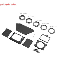 SmallRig Multifunctional Modular Matte Box Basic Kit (114mm Back)