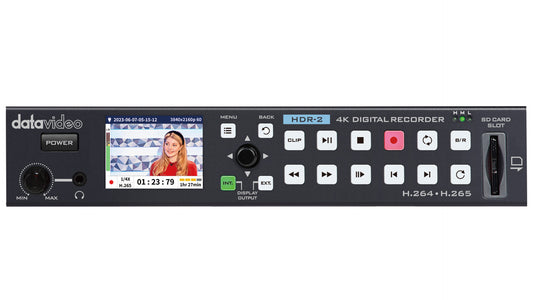 Datavideo 4K H.265 Harddrive desktop recorder