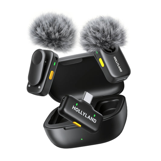 Hollyland Wireless Microphone LARK A2 Duo Clip & Go