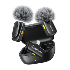 Hollyland Wireless Microphone LARK A2 Duo Clip & Go