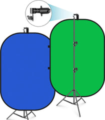 NEEWER 1.5x2M 2-in-1 Collapsible Backdrop (Blue&Green)
