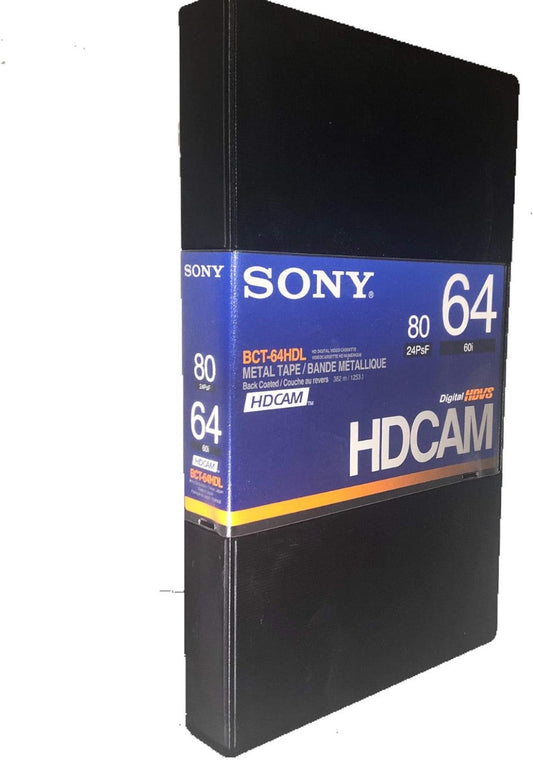 SONY BCT-64HDL 64 mins HDCAM DIGITAL VIDEO CASSETTE
