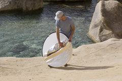 Lastolite LL LR3096 30-Inch 5-In-1 Reflector Diffuser with Gold/White and Sunfire/Silver Bottletop