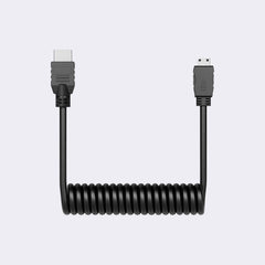 Atomos Coiled HDMI Cable – Mini to Full HDMI 30 cm