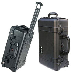 Pelican 1514 black Case With Padded Dividers and Wheels
