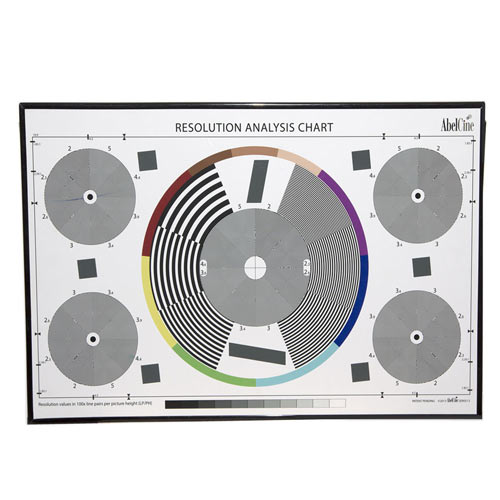AbelCine Cameo 20" Resolution Analysis Chart