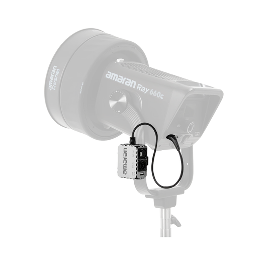 amaran USB-C to 5-Pin DMX In & Out Adapter