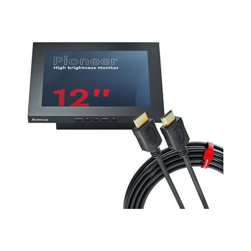 Autocue Pioneer 12″ High-Bright Multi-Input Monitor