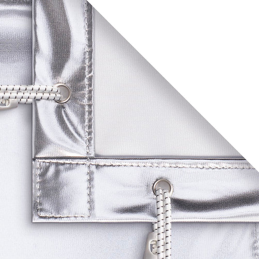 Avenger Butterfly Textile Silver/White 240 x 240cm/96 x 96in