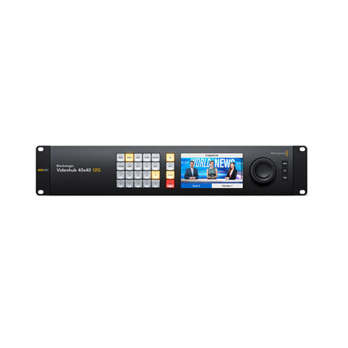 Blackmagic Design Videohub 40x40 12G Zero-Latency Video Router | UBMS Dubai