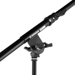 Avenger Mini Boom, Chrome Steel Black w/Built-In Grip Head