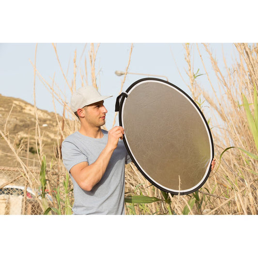 Manfrotto Collapsible 30'' Reflector, Silver/Gold