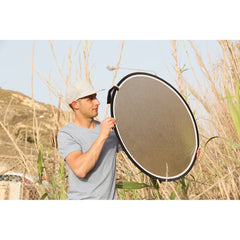 Manfrotto Collapsible 30'' Reflector, Silver/Gold