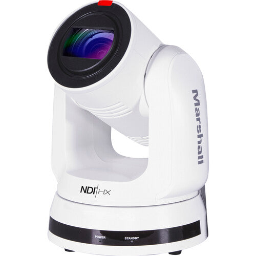 Marshall Electronics CV630-ND3W UHD 4K30 NDI|HX3 PTZ Camera (White)