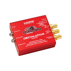 DECIMATOR 2 3G/HD/SD-SDI to HDMI Converter with Built-In NTSC/PAL Downscaler & Analog Audio Outputs