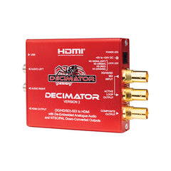 DECIMATOR 2 3G/HD/SD-SDI to HDMI Converter with Built-In NTSC/PAL Downscaler & Analog Audio Outputs