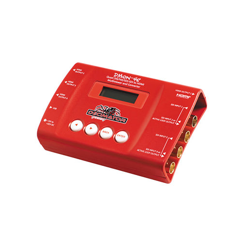 DECIMATOR DMON-4S 4 x SD/HD/3G-SDI to HDMI Converter with Quad Multi-Viewer Function