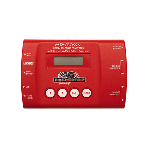 DECIMATOR MD-Cross V2 Miniature HDMI/SDI Cross Converter