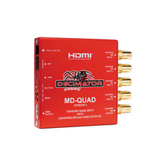 DECIMATOR MD-QUAD 3G/HD/SD-SDI Quad Split Multi-Viewer with SD/HD/3G-SDI & HDMI Outputs Version 3
