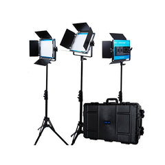 Dracast LED500 X Series Bi-Color LED 3 Light Kit with Injection Molded Travel Case