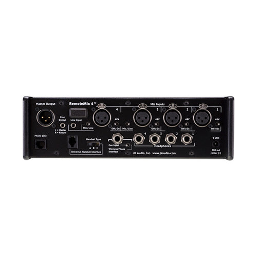 JK Audio RemoteMix 4 Portable Broadcast Mixer with Phone Line Hybrid
