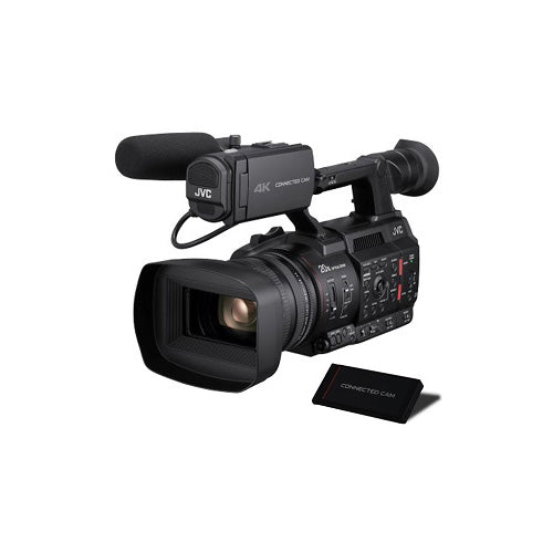 JVC GY-HC500MC 4K HAND-HELD CONNECTED CAM 1-INCH CAMCORDER with KA-MC100G