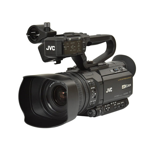 JVC GY-HM250U 4KCAM COMPACT HANDHELD CAMCORDER w/INTEGRATED 12X LENS