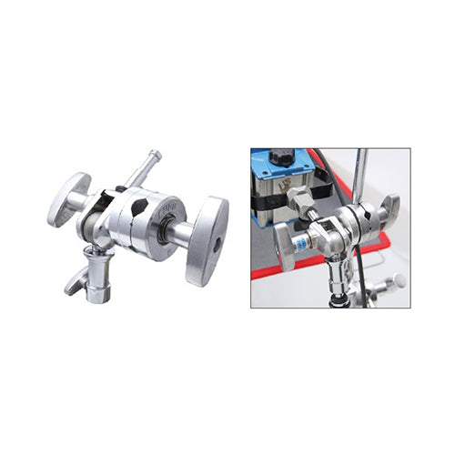 KCP-230 / 2.5" GRIP HEAD WITH A SWIVEL 16MM BABY SPIGOT (SILVER)