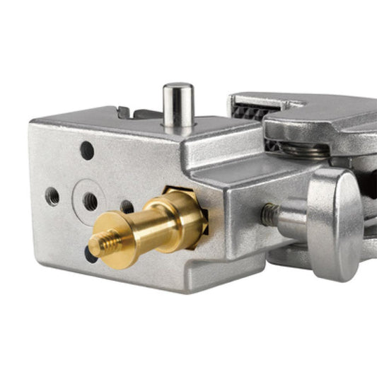 KUPO Super Convi. Clamp With Racheted Handle (Silver)