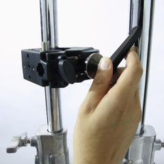 KUPO Super Convi. Clamp With Racheted Handle (Silver)