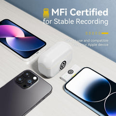 Hollyland Lark M2 Duo Combo Wireless Microphone System for Camera and Phone(White)