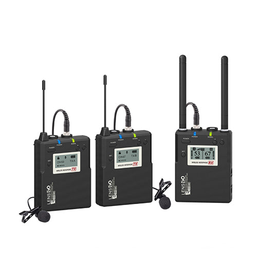 Lensgo318C Compact Wireless Omni Lavalier Microphone System