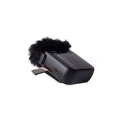 Lensgo348c Compact Digital Wireless Microphone System/Recorder (Black 1v2)