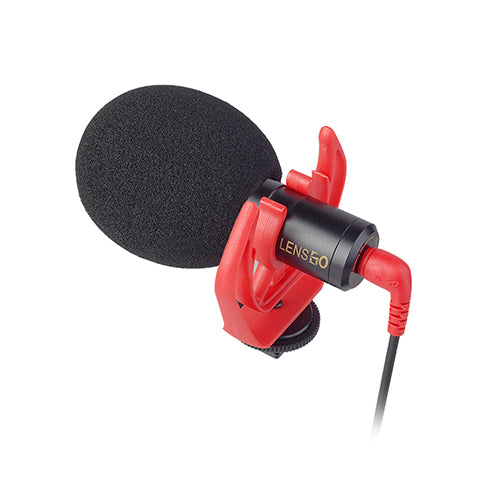 LENSGO LYM-DMM1 Cardioid Directional Condenser Microphone Universal With Sponge Windshield Shockproof Video Microphone