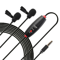 LensgoDM1 Omnidirectional Lavalier Microphone and Dual Omnidirectional Lavalier Microphone