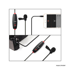 LensgoDM1 Omnidirectional Lavalier Microphone and Dual Omnidirectional Lavalier Microphone